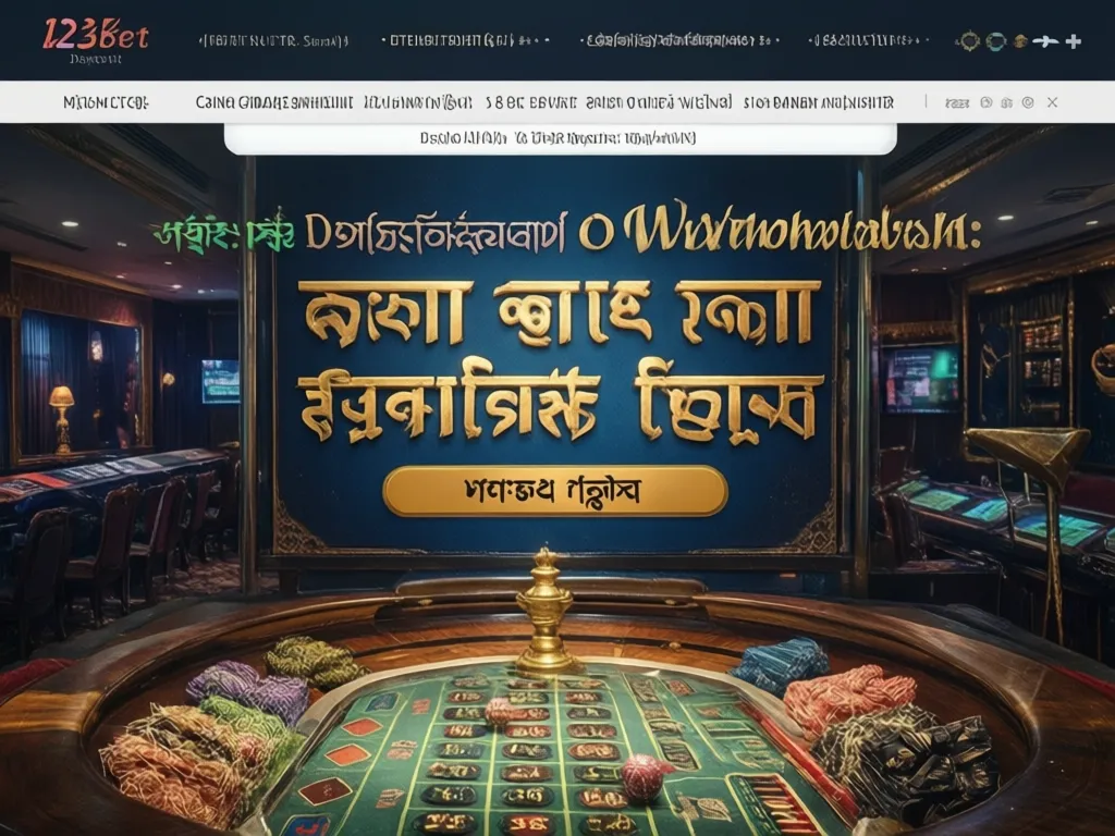 123bet টাকা জমা ও উত্তোলনের নির্দেশিকা
